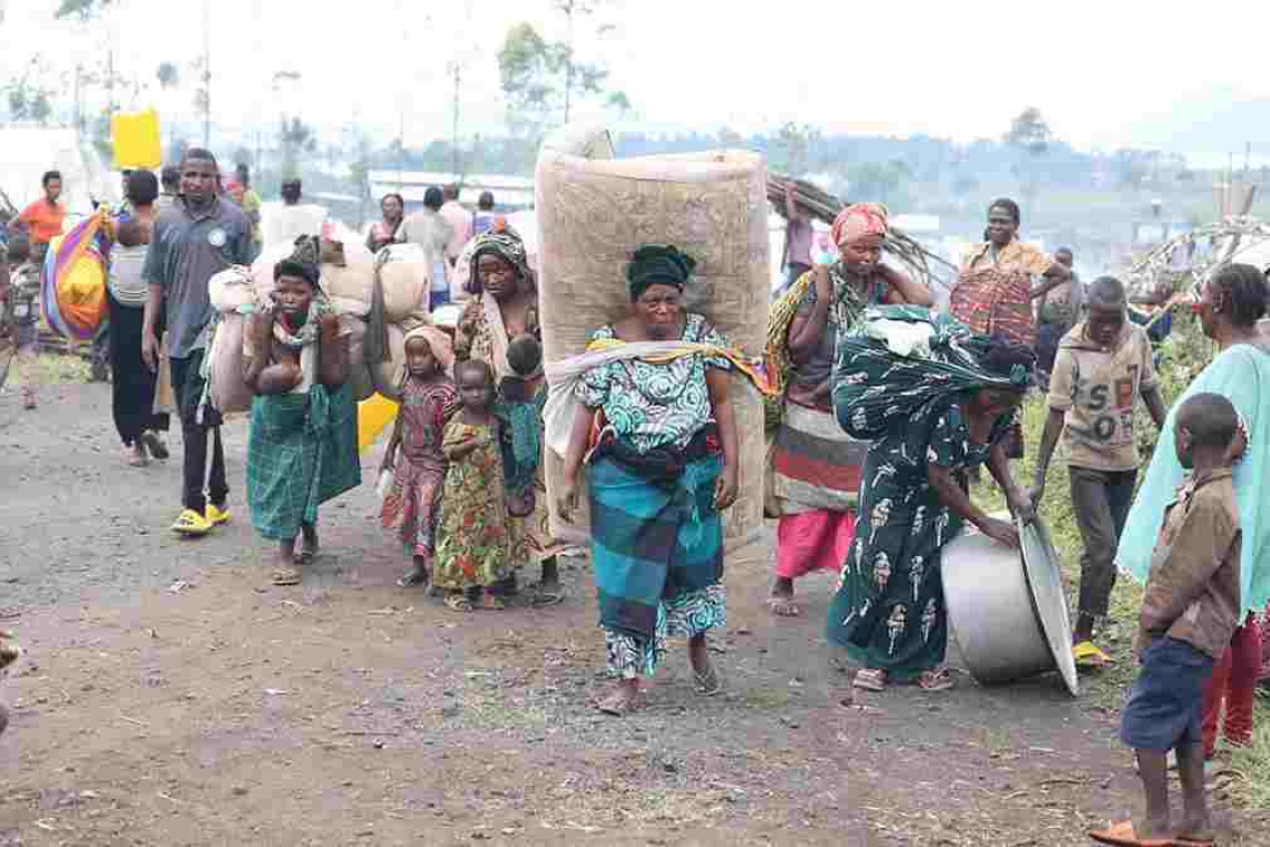 Nord-Kivu : l'intensification des hostilités occasionne de nombreux déplacés